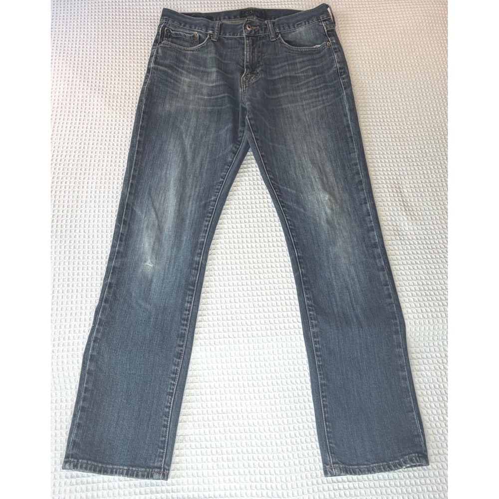 Lucky Brand 410 Athletic Fit Mens Jeans 32x29 Medium Wash Blue Denim Stretch